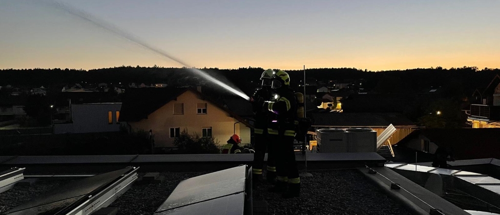 Übung Photovoltaikbrand 07.09.23