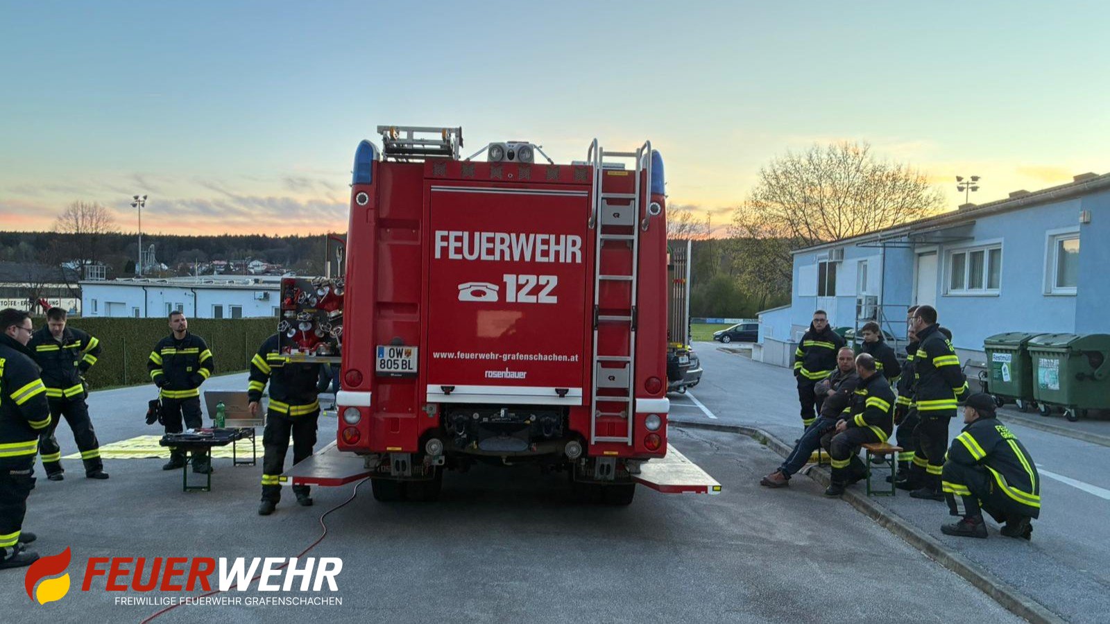 Geräteschulung bei der Feuerwehr Grafenschachen