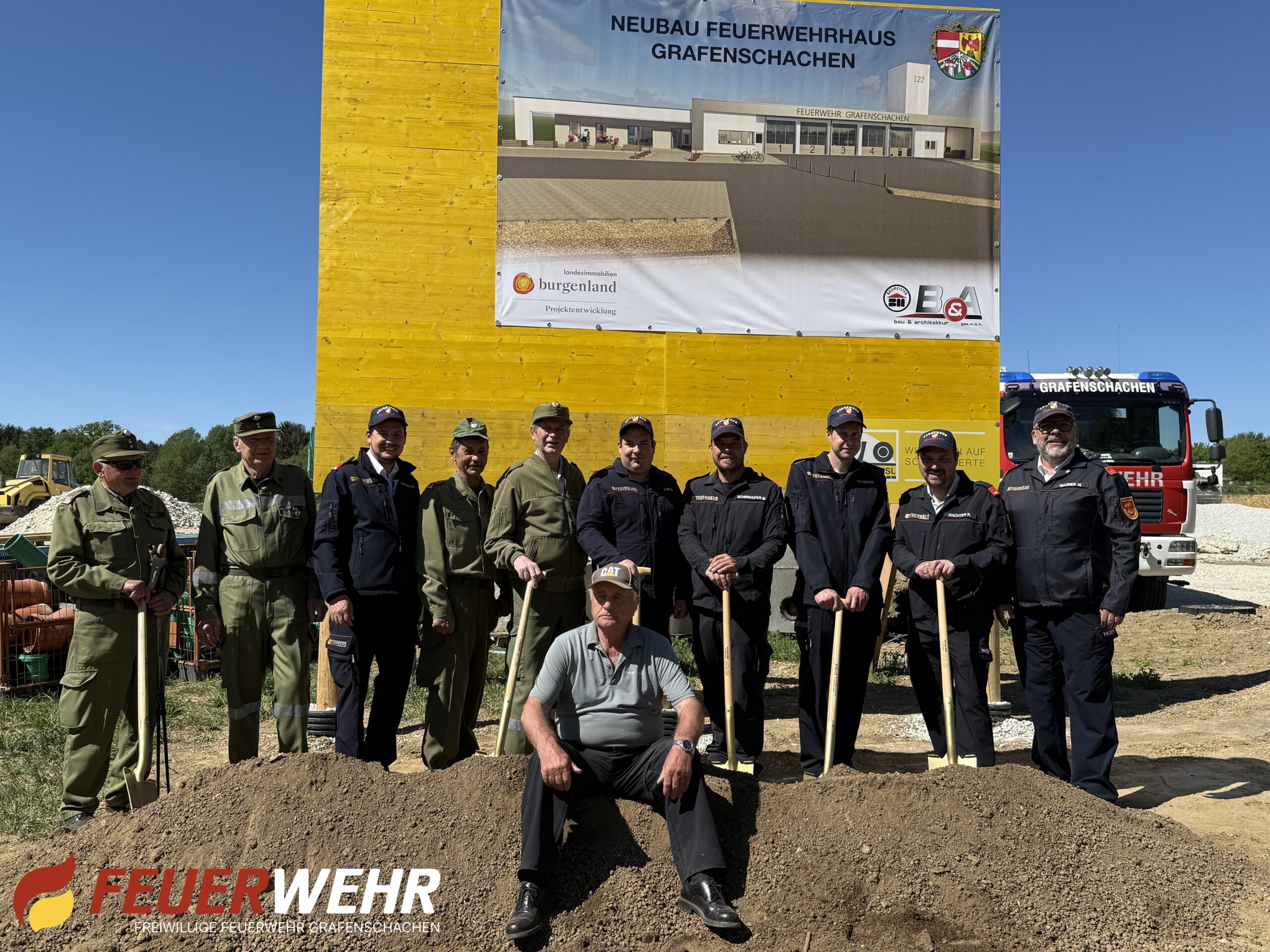 Spatenstich für unser neues Feuerwehrhaus!