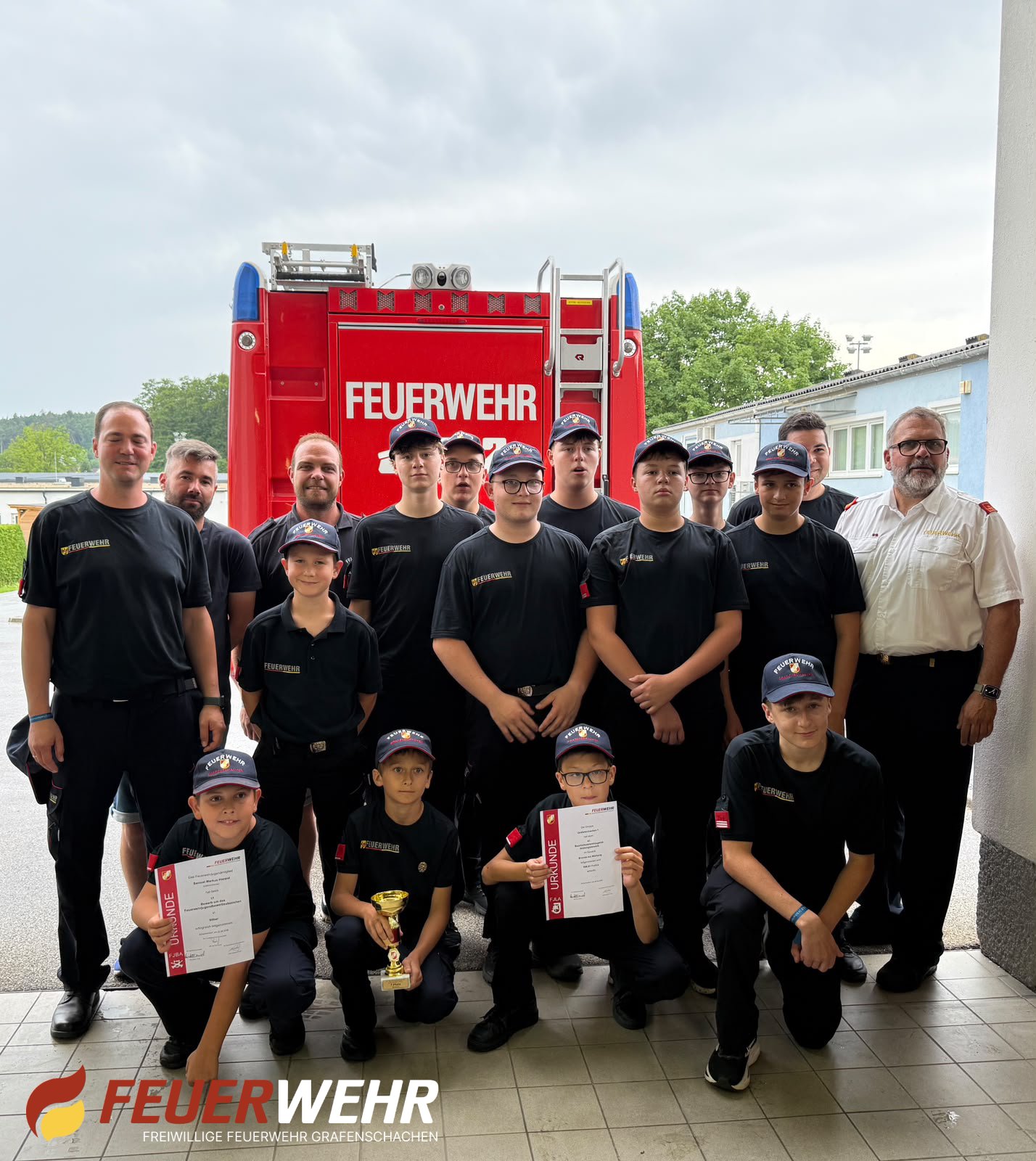 Feuerwehrjugend Grafenschachen erfolgreich beim Bewerb